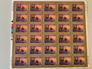 US Stamps BOB Junior Duck Stamps $5 sheet of 30 MNH 2004-2005 - Picture 1 of 2