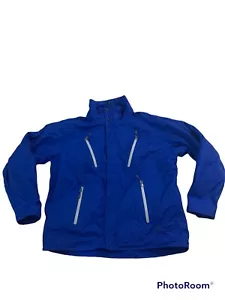 Nike ACG Women's Size L Blue ACG Fit Storm 3 Outer Layer Full Zip Jacket Rain - Picture 1 of 6