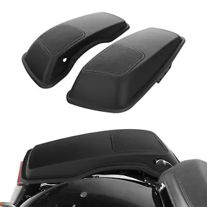 Saddlebag Lid 6x9'' Speakers Grill Fit For Harley Electra Glide 14+ Matte Black - Picture 1 of 12