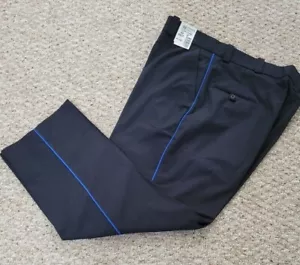 NEW w/ TAGS Horace Small Men's Dark Blue Pants Royal Blue Stripe 44R x 29" - Picture 1 of 5