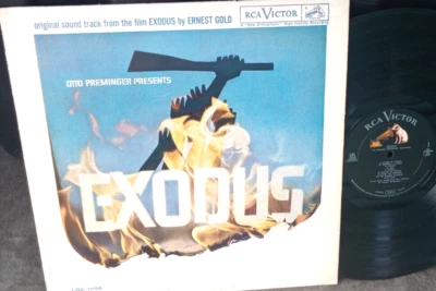 LP, 	EXODUS,	SOUNDTRACK,		LOC-1058, VG++, SPIN CLEANED - Image 1 of 3