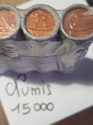 Rouleau Chypre 2013 - 2 Centimes D'Euro. rouleau complet 50 pièces neuves rare ! - Photo 1/2