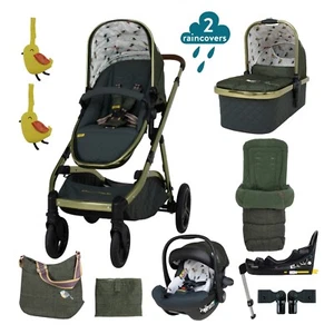 Cosatto Wow XL tándem en oficina con tabla bolsa de asiento de coche base de saco y pvc - Imagen 1 de 12