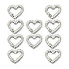 10Pcs Spring Rings 0.75inch Round Snap Clasps Keyring Buckle DIY Accessories