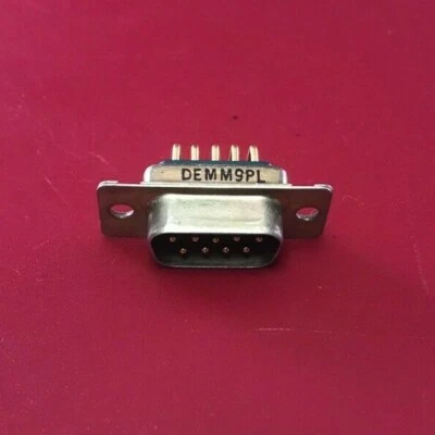 ITT DEMM9PL Connector, D-sub, Rectangular, DMM, E, 9, Plug (1PC) - Image 1 of 2