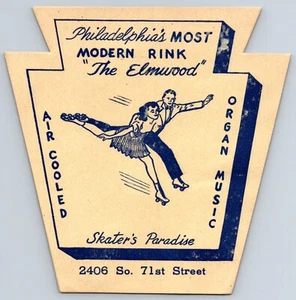 Pegatina publicitaria The Elmwood Rink - Skater's Paradise - Philadelphia - Imagen 1 de 2