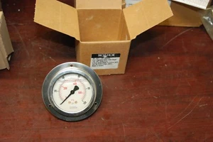 NOSHOK 25-911-100-psi/kPa,, Pressure Gauge, 0-100psi, New - Picture 1 of 2