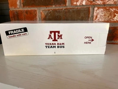Danbury Mint Texas A&M Team Bus- In Original Box - Image 1 of 4