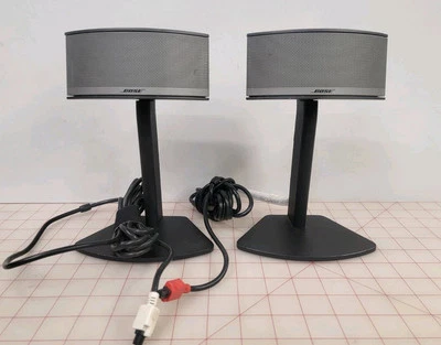 Bose Companion 5 Multimedia Speaker System Left & Right Satellites Tested Works - Image 1 of 4