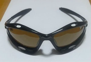 Oakley Sunglasses Brown Black Racing Jacket used 90's Vintage - Bild 1 von 10