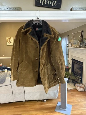 Vintage McGregor Jacket Mens 40 Medium Corduroy Sherpa Lined Retro EUC 70s - Image 1 of 4
