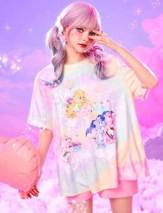 Romwe x Glücksbärchi grafikfarbendes übergroßes t-shirt💗 - Bild 1 von 6