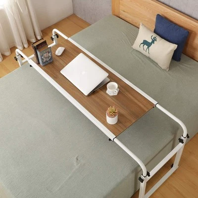 Overbed Desk Laptop Cart Laptop Desk with Wheels Over Bed Desk Adjustable - Image 1 of 4