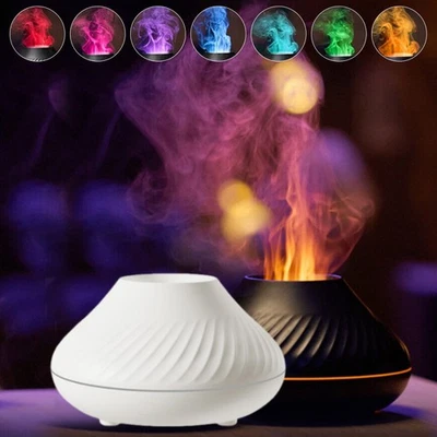 Flame Essential Oil Diffuser 2 in 1 Diffuser Humidifier Aromatherapy Essential - Image 1 of 4