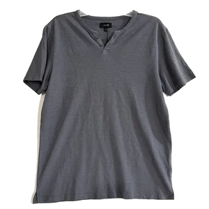 Joe's Jeans Shirt Men’s Size Small Wintz Solid Henley Gray - Picture 1 of 11