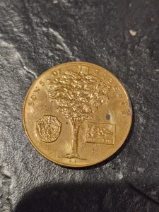 Medaglia Albero della Libertà Rivoluzione Americana Bicentenario 1972 Circolata - Foto 1 di 3