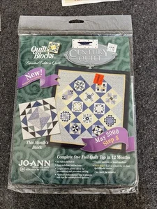 May 2000 JoAnn Fabrics Century Quilt Block Of The Month Sealed With Fabric - Picture 1 of 6