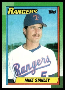 1990 Topps Mike Stanley Texas Rangers #92 - Picture 1 of 2