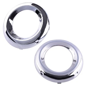 Chrome Front 2pcs Fog Light Lamp Cover Ring Fit For Toyota RAV4 Limited 2009-12. - Picture 1 of 6
