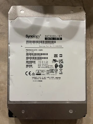 Synology HAT5300-16T 16TB 3.5" SATA Internal Hard Drive FOR PARTS - Image 1 of 2