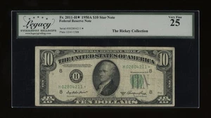 DBR 1950-A $10 FRN St. Louis STAR Fr. 2011-H* Legacy 25 Serial H02804211* - Picture 1 of 2