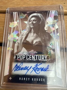 2025 Leaf Pop Century Crystal Silver Nancy Kovack 7/10 Auto Autograph - Bild 1 von 2