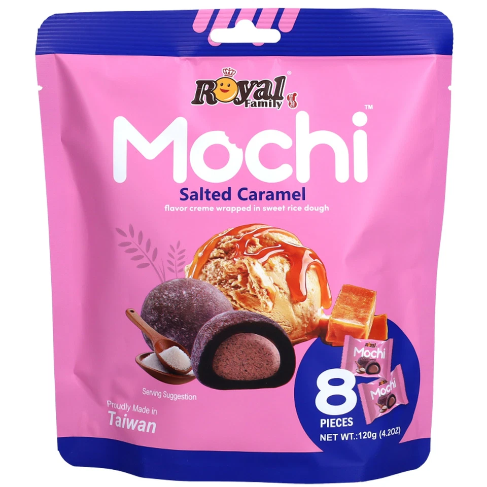 Royal Family Mochi Salted Caramel Flavor einzeln verpackt 120g - Bild 1 von 1
