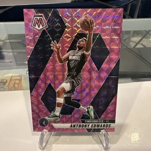 2024-25 Panini Mosaic Basketball Anthony Edwards Pink Prizm /175 🔥Timberwolves - Picture 1 of 4