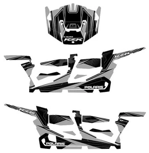 D'cor Visuals 20-60-119 Graphic Kit - Silver/Black - Picture 1 of 3