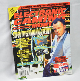 Electronic Gaming Monthly Magazine No 23 June 1991 Video Games NES Sega Atari