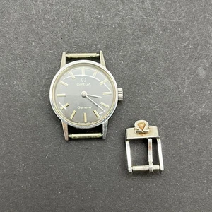 Authenticated Omega Geneve Manual Winding Watch With Buckle Genuine Working - Picture 1 of 13