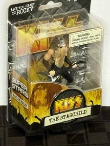 Kiss Paul Stanley The Star Child Action 4" Figure Super Stars 2009 Band Statue - Picture 1 of 3