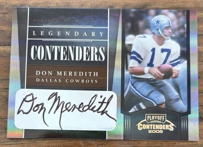 ДОН МЕРЕДИТ АВТОГРАФ 2006 DONRUSS ПЛЕЙ-ОФФ LC-4 ЛЕГЕНДАРНЫЕ ПРЕТЕНДЕНТЫ (89/100) - Изображение 1 из 2