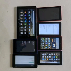 Lote de trabajo 7 Tabletas, Amazon, Asus, Lenovo, Fire 7, HD 10, detalles en descripción - Imagen 1 de 21
