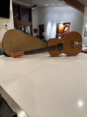 Lyon & Healy Parlor Guitar Marked 1827. With Original Case! Please Read - Thanks