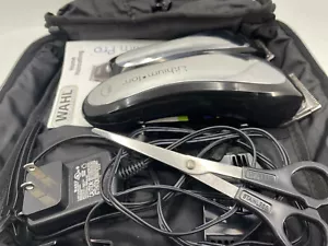 WAHL LITHIUM PRO HOME HAIRCUTTING 23 PC SET COMPLETE CORLESS KIT WITH CASE USED - Picture 1 of 8
