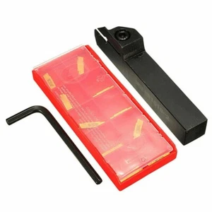 MGEHR1616-2 Lathe Turning Tool + 10pcs MGGN200 2mm grooving insert cutting - Picture 1 of 17