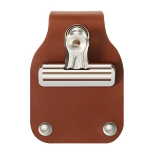 Leather Number Holder Belt Clip for Horse Competition Exhibitor Showing Eventer - Picture 1 of 8