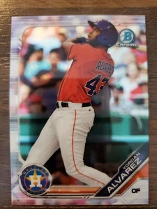 2019 Bowman Chrome Prospects #BCP123 Yordan Alvarez - Picture 1 of 6