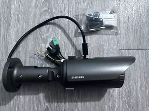 SAMSUNG QNO-6030RP 2MP 1080P HD IR OUTDOOR BULLET CCTV CAMERA 6MMLENS WATERPROOF - Picture 1 of 6