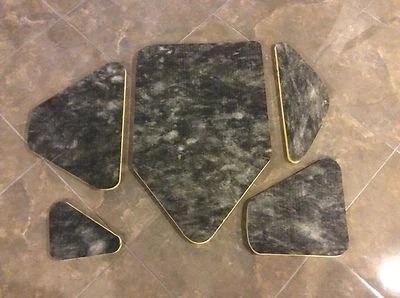 1961-1963 LINCOLN CONTINENTAL HOOD INSULATION PAD 5 PIECE SET. VERY NICE! - Image 1 of 4