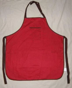NEW Better Homes Gardens Red BBQ Apron Pockets Loops Durable Limited Edition - Picture 1 of 6
