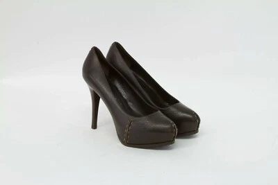 Zapatos de salón Fendi de cuero texturizado con detalles de puntada talla 40/10 EE. UU. NUEVOS SIN CAJA Foto 1 de 4