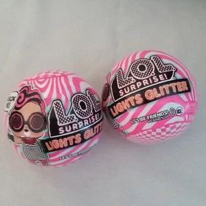 LOL Surprise Lights Glitter Series Ball Lot of 2 Doll & Accessories 2020 NEW  - Picture 1 of 6
