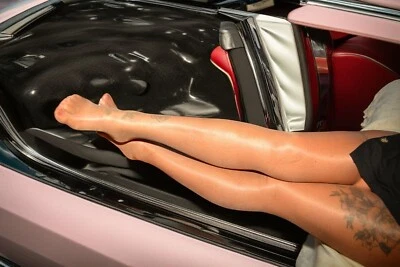 Ouvert-Strumpfhose Braun/beige  Gr.: S/M  36-40 Beige  56,3% Nylon 43,7% Glanz - Bild 1 von 4