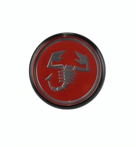 Alloy Wheel Centre Cap Abarth 500 Tributo Ferrari Red 50mm - 51891440 - Picture 1 of 1