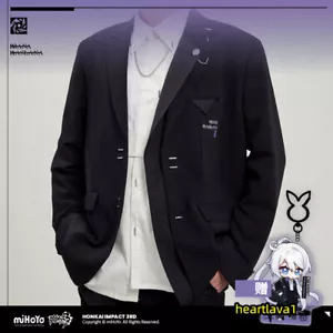 Auténtico Honkai Impact 3 Oficial Kiana Kaslana Chaquetas Manga Larga Informal Abrigo - Imagen 1 de 13
