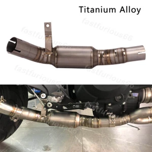 For Benelli Leoncino 500 Mid Exhaust Link Pipe Titanium Alloy Tube Stock Muffler - Picture 1 of 7
