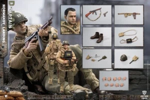 Crazy Figure LW011 WWII U.S. Rangers On D-Day Captain Miller 1/12 ACTION FIGURE - Picture 1 of 11