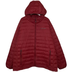 Columbia Jacket Men's 4XL Voodoo Falls 590 Turbodown Hooded Cold Red BIG Size - Picture 1 of 8